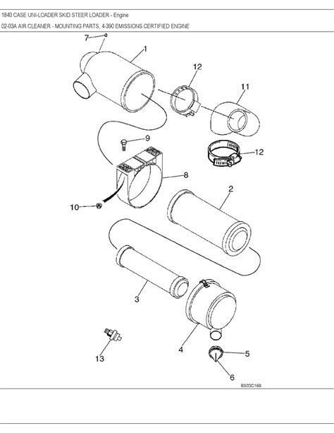 Case Skid Steer Loader 1840 Filters 